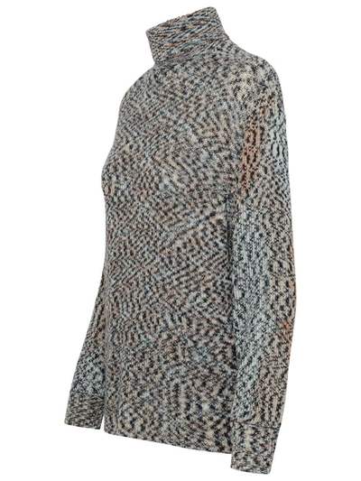Shop Missoni Cashmere Blend Turtleneck Sweater In Black