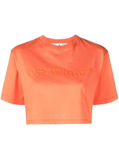 Shop Off-white T-shirts And Polos In Red