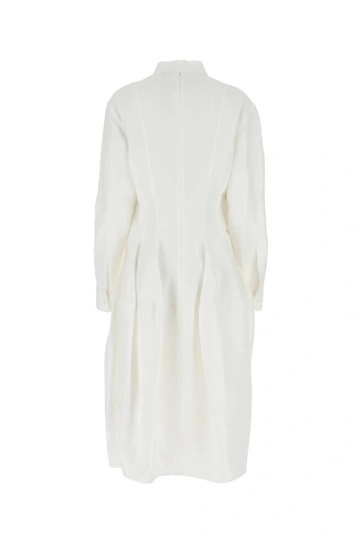 Shop Bottega Veneta Long Dresses. In White