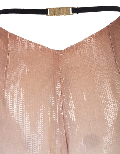 Gcds Gradient-effect Sequinned Trousers In Pink