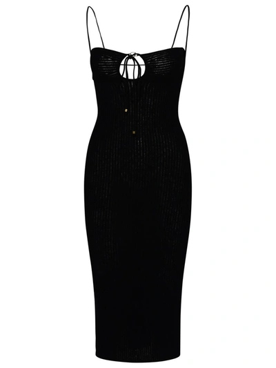 Shop Blumarine Black Knit Dress