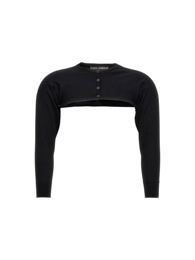 Shop Dolce & Gabbana 'kim Dolce&gabbana' Shoulder Cover In Black