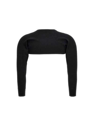 Dolce & Gabbana Black Viscose Blend Cardigan In Black