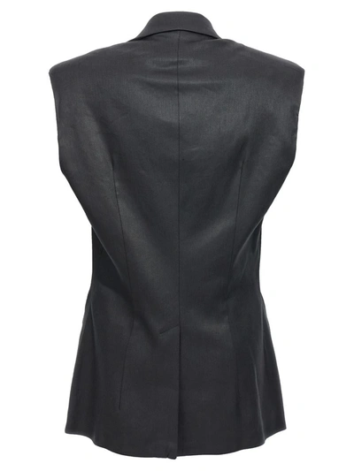 Shop Ombra Milano 'n°4' Blazer Jacket In Black