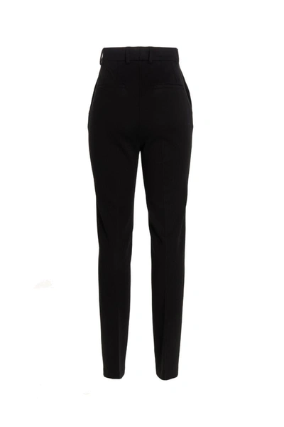 Shop Dolce & Gabbana Milano Stitch Pants In Black