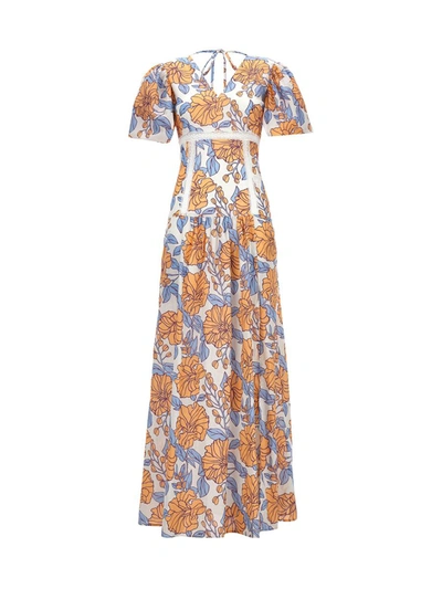 Le Twins Multicolor Rosellina Long Dress In Multicolor