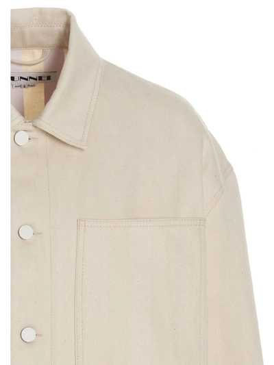Shop Sunnei 'belli Dentro' Jacket In White