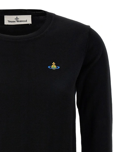 Shop Vivienne Westwood 'bea' Sweater In Black