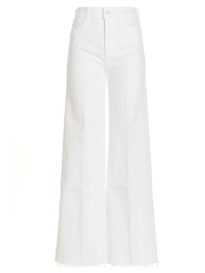 Shop Mother 'the Tomcat Roller' Jeans In White