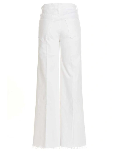 Shop Mother 'the Tomcat Roller' Jeans In White