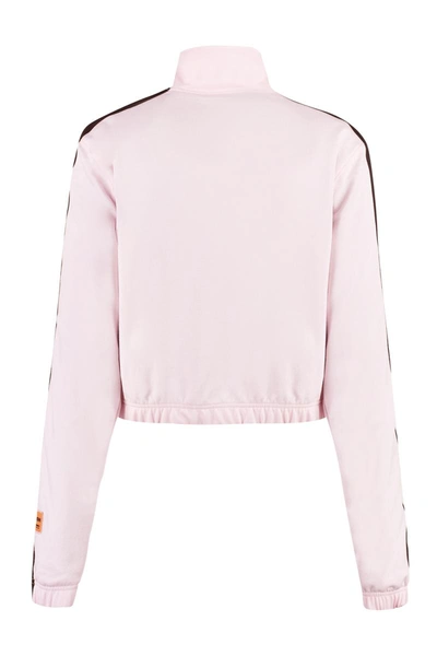 Shop Heron Preston Techno Fabric Sweatshirt In Pink