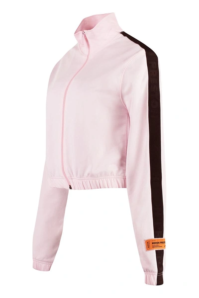 Shop Heron Preston Techno Fabric Sweatshirt In Pink