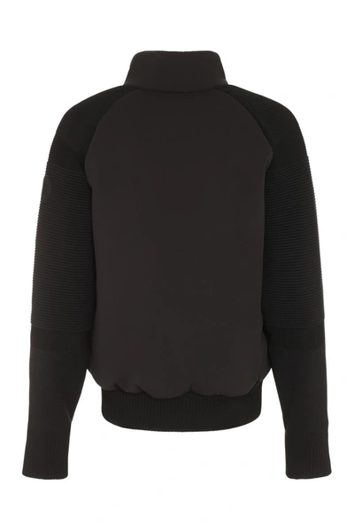 Shop Woolrich Suffolk Techno Fabric Jacket In Black