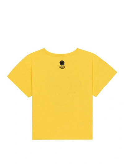 Shop Kenzo Short Sleeve T-shirt In Yellow