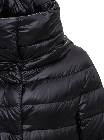 Herno Sofia Quilted Nylon Down Jacket In Black