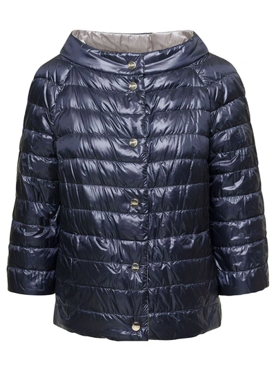 Herno Down Puffer Jacket In Blu