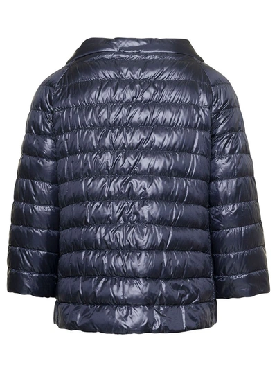 Herno Down Puffer Jacket In Blu