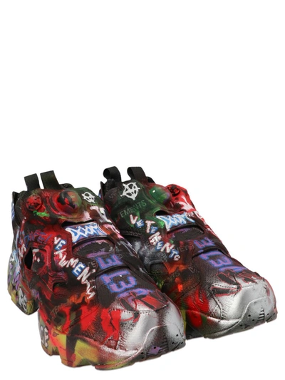 Vetements 'graffiti Hand Painted Instapump Fury' X Reebok Sneakers In  Multicolor | ModeSens