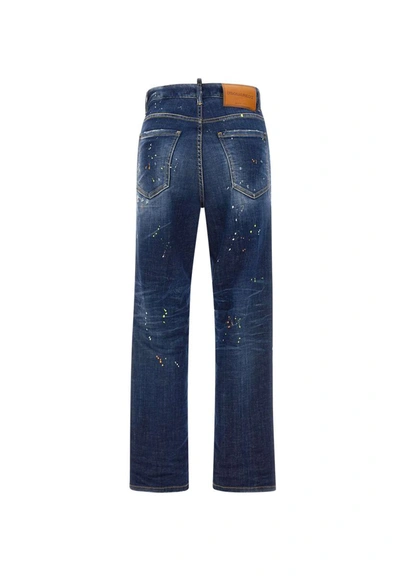 Shop Dsquared2 "boston Jean" Jeans In Blue