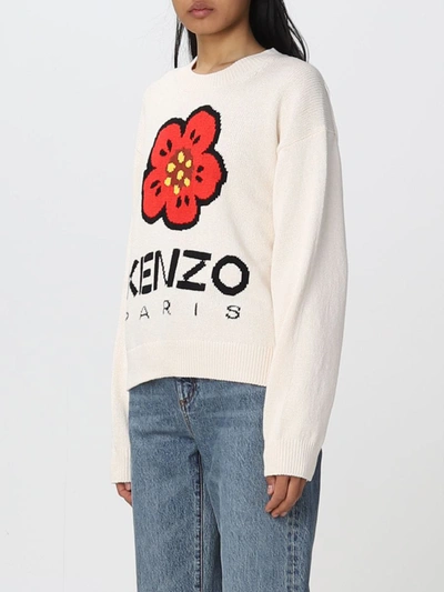 Shop Kenzo Women's Sweatshirt. In Bianco