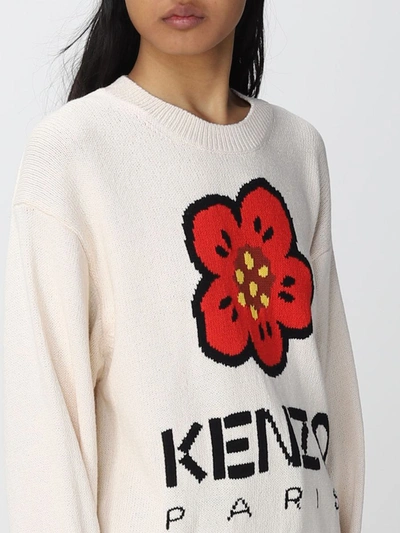 Shop Kenzo Women's Sweatshirt. In Bianco
