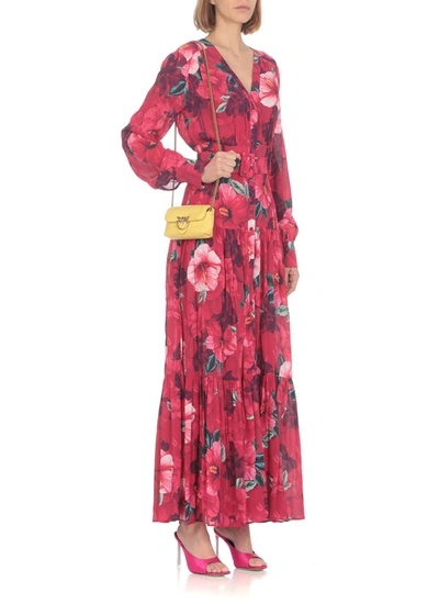Shop Pinko Dresses Fuchsia