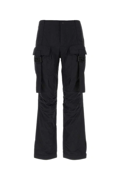 Shop Fendi Pants In Black