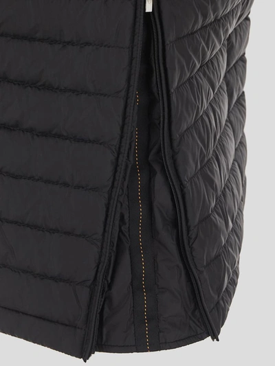 Shop Parajumpers Sleeveless Down Jacket In Black