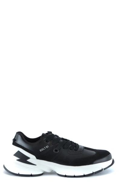 Shop Neil Barrett Sneakers In Black