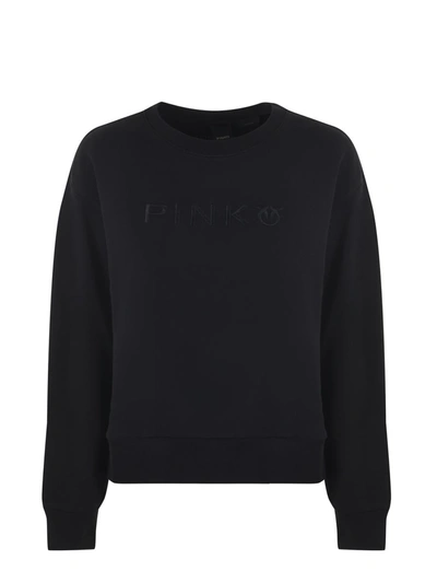 Shop Pinko "marianne" Sweatshirt In Black