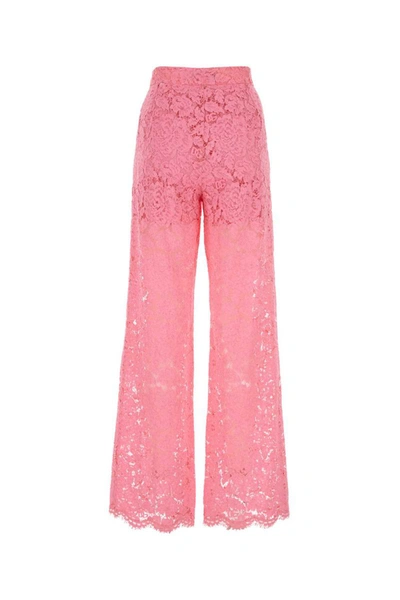 Shop Dolce & Gabbana Pants In Pink