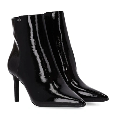 Shop Michael Kors Alina Black Heeled Ankle Boot