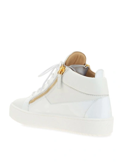 Shop Giuseppe Zanotti Sneakers In Bianco