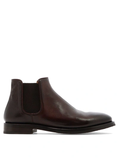 Shop Alberto Fasciani "ethan" Ankle Boots In Brown
