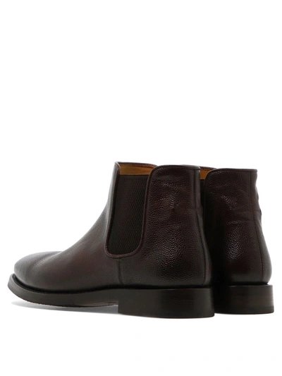 Shop Alberto Fasciani "ethan" Ankle Boots In Brown