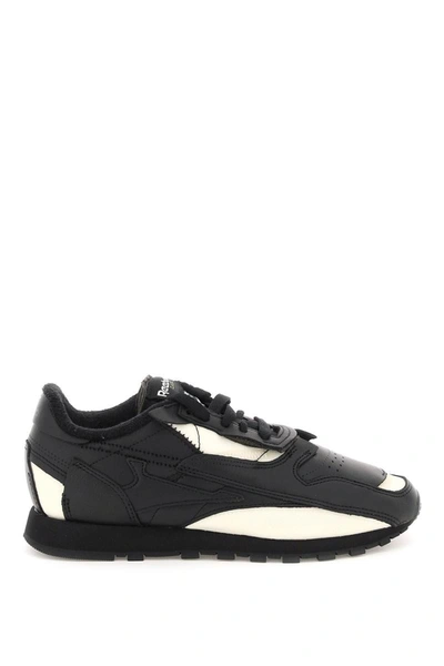 Shop Maison Margiela X Reebok Project 0 Cl Memory Of V2 Sneakers In Black