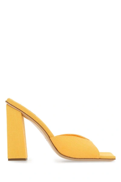 Shop Gia Couture Sandals In Yellow