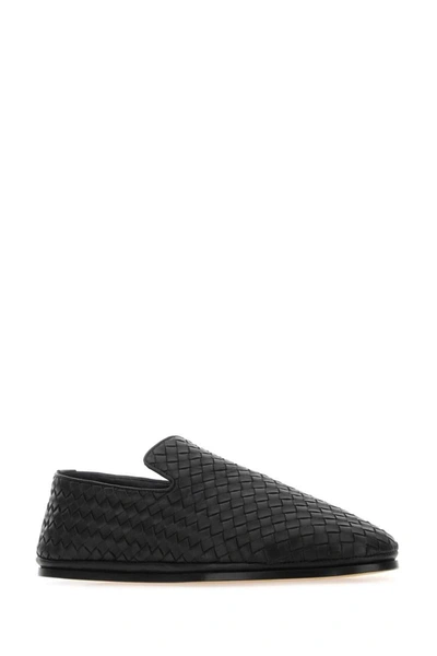 Shop Bottega Veneta Loavers In Black