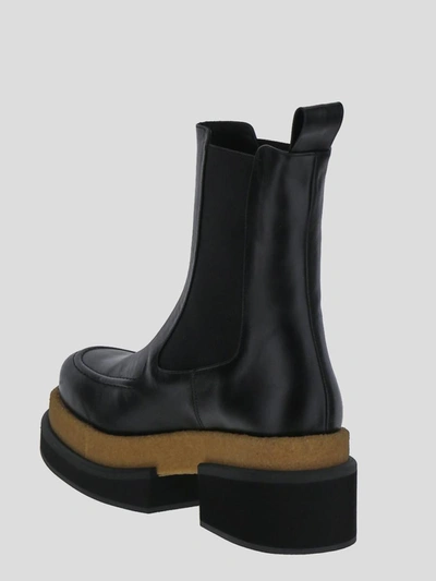 Shop Paloma Barceló Booties In <p> Black Boaties In Leather With Rubber Sole