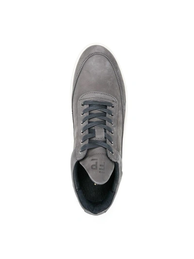 Shop Filling Pieces Low Top Ripple Shark Sneakers In Grey