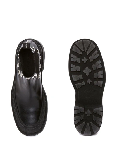 Alexander Mcqueen Alexander Mc Queen Tread Slick Leather Chelsea Boots In Black