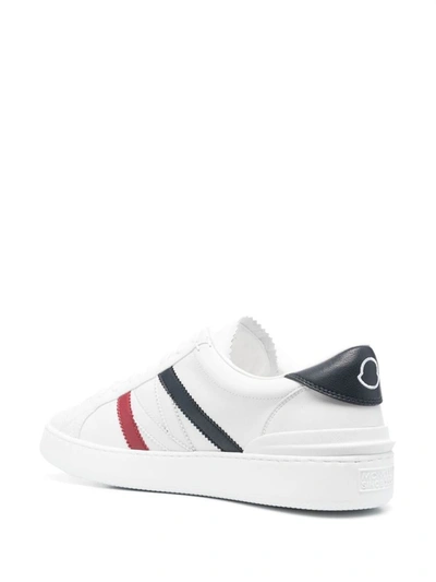 Shop Moncler 'monaco' Sneakers In White