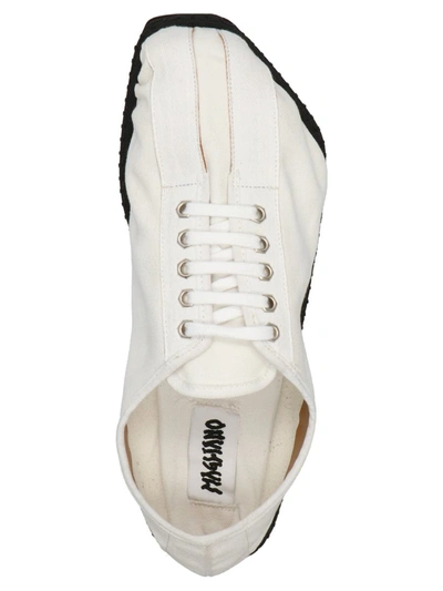 Shop Magliano 'maglianillas' Lace Up Shoes In White/black