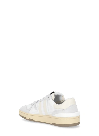 Shop Lanvin Sneakers In White/butter