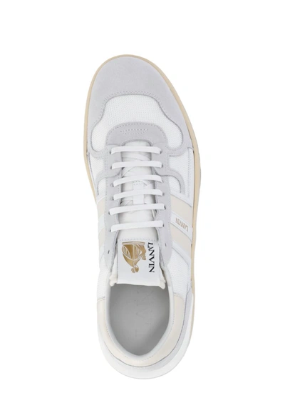 Shop Lanvin Sneakers In White/butter