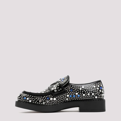 Shop Prada Loafers Shoes In Black