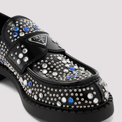 Shop Prada Loafers Shoes In Black