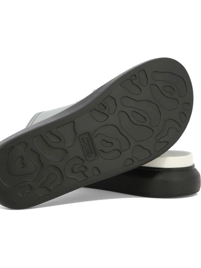 Shop Alexander Mcqueen "hybrid" Sandals In Grey