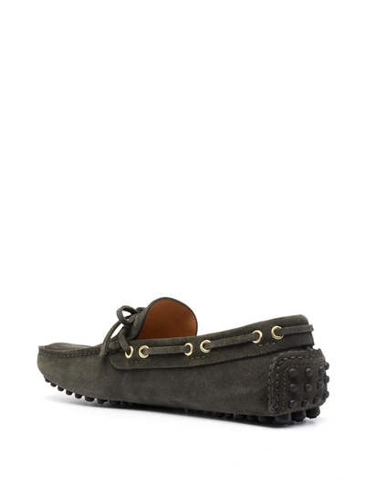 Shop Car Shoe Leather Moccasin In Green