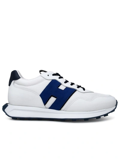 Shop Hogan Sneaker H601 In Misto Pelle Bianca In White